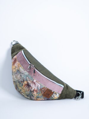 Pastelowa nerka damska w kwiaty PASTELOWY KWIAT