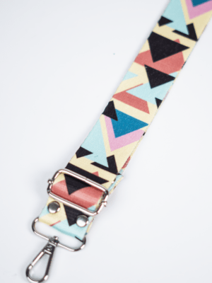 Wielokolorowy pasek od nerki turkusowy pasek PASTEL