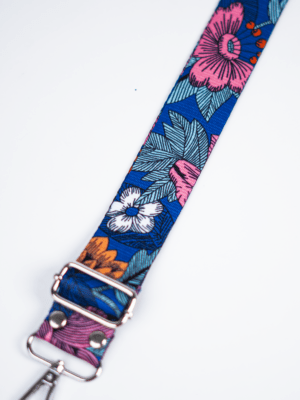 Pasek w kwiaty kolorowy pasek do nerki torebki KWIAT