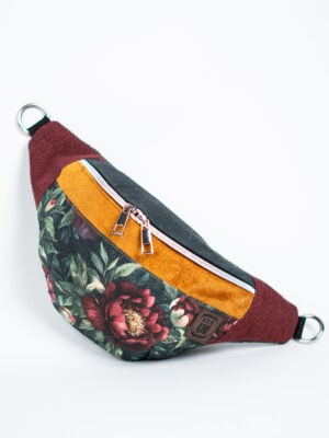 Elegancka damska nerka w kwiaty róży vintage BARWNA CISZA