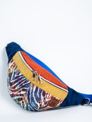 Kolorowa nerka dla kobiety na lato damska saszetka ZEBRA VIBE