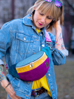 Kolorowa nerka damska saszetka na wiosnę ENERGIA ŻYCIA