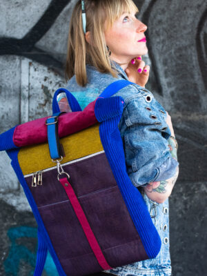 Designerski plecak kurierski plecak unisex ENERGIA ŻYCIA