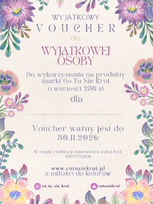 VOUCHER prezentowy do samodzielnego wydruku 250 zł